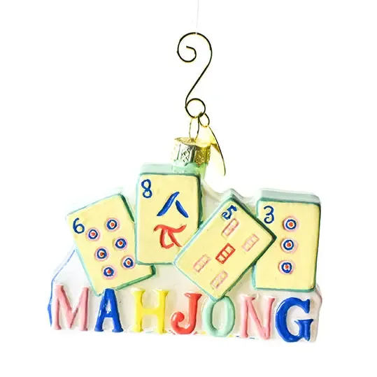 Mahjong Shaped Ornament