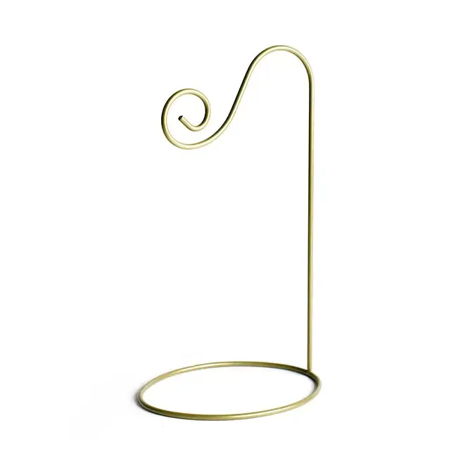 Gold Swirl Ornament Stand