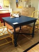 Game Table: For Mah Jong, Bridge, or More! Harbor Blue Finish