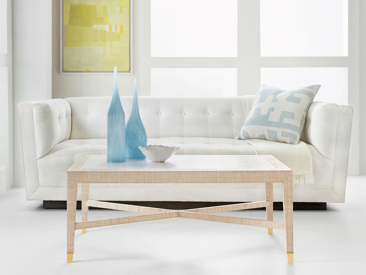 Palmetto Rectangle Cocktail Table; 47 Palmetto Rectangle Cocktail Table; 47" x 29" x 19"h