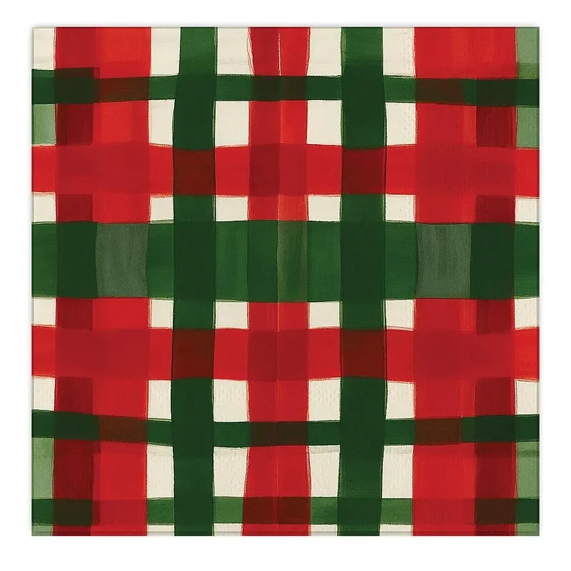 Cocktail Napkins - Plaid