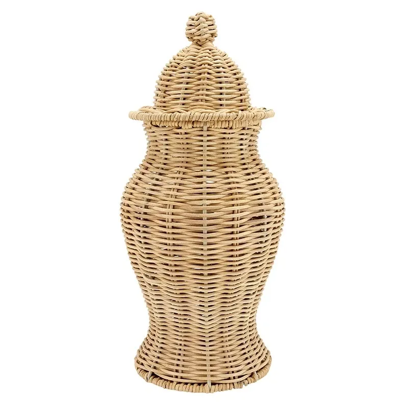 Rattan Ginger Jar - Medium Rattan Ginger Jar - Medium