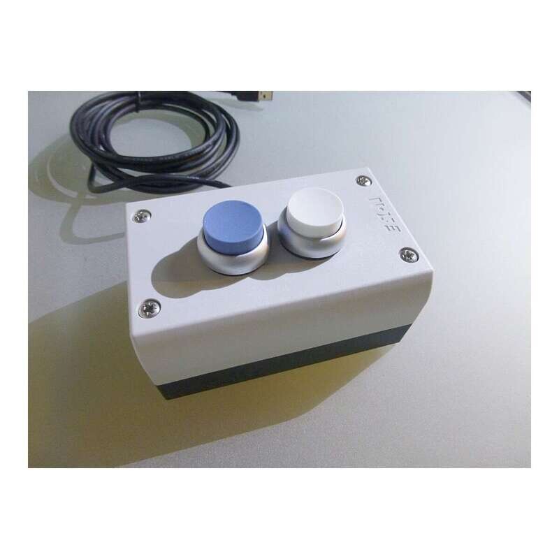 USB Pushbox two buttons, freely configurable characters and commands