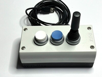 USB Joystick Pushbox & 2 buttons, freely configurable characters and commands