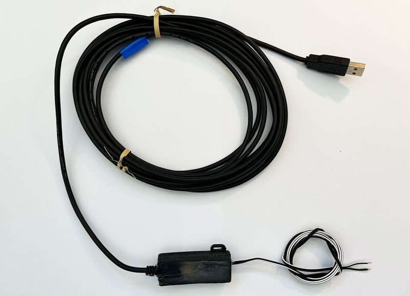 USB Pushbox for one button, freely configurable, without housing