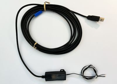 USB Pushbox for one button, freely configurable, without housing