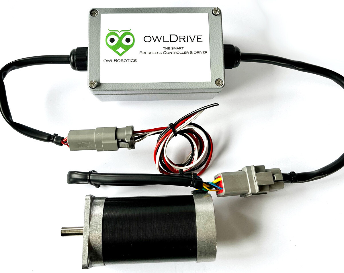 owlDrive 24-250 Motor Kit serial interface