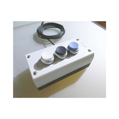 USB-Pushbox, drei Taster, frei konfigurierbare Zeichen und Befehle
