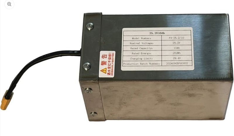 High quality battery 24V/10Ah in stainless steel housing