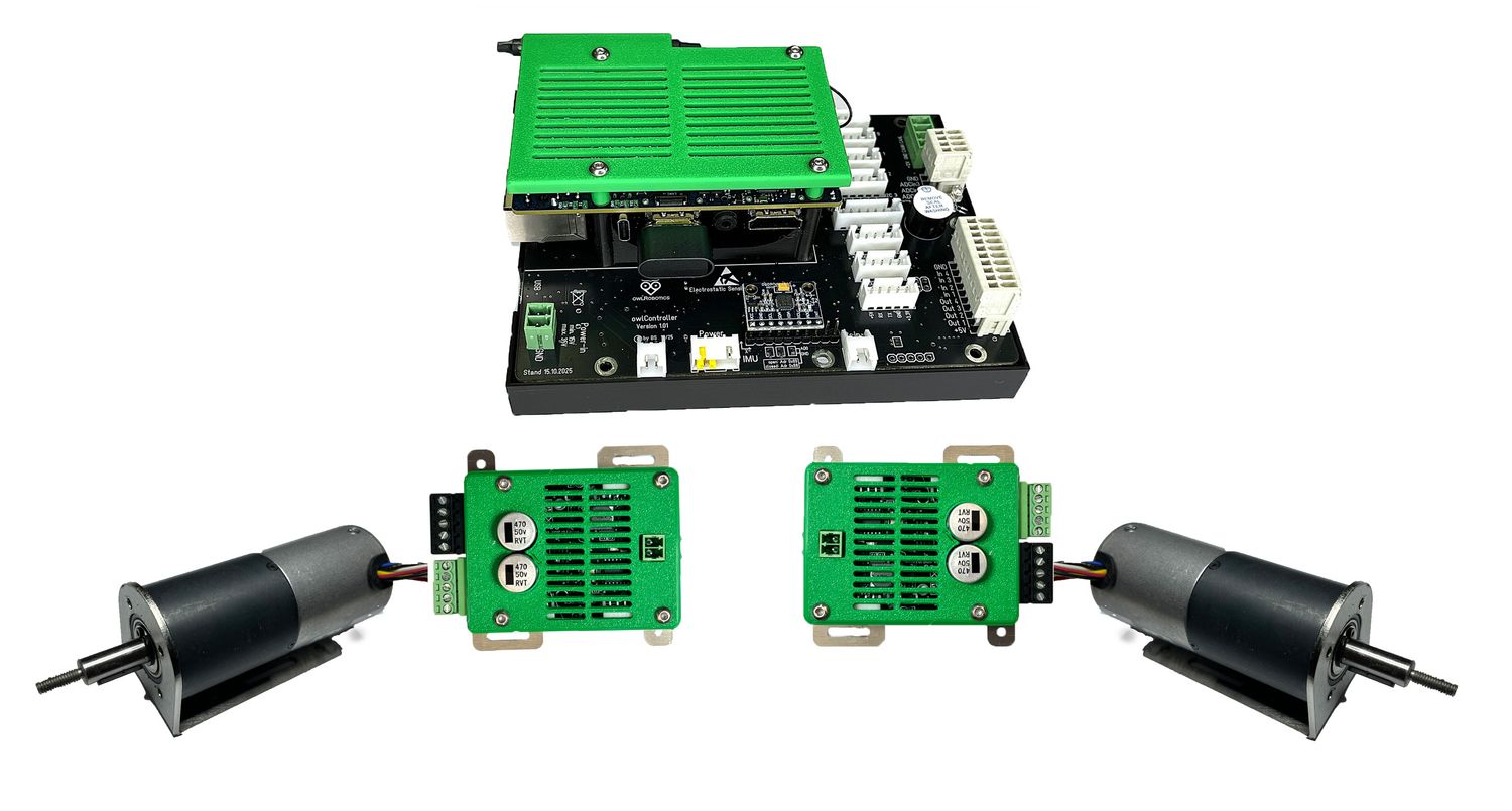 owlStarter Kit (owlController with 2 owlDrive 125 and Motor)