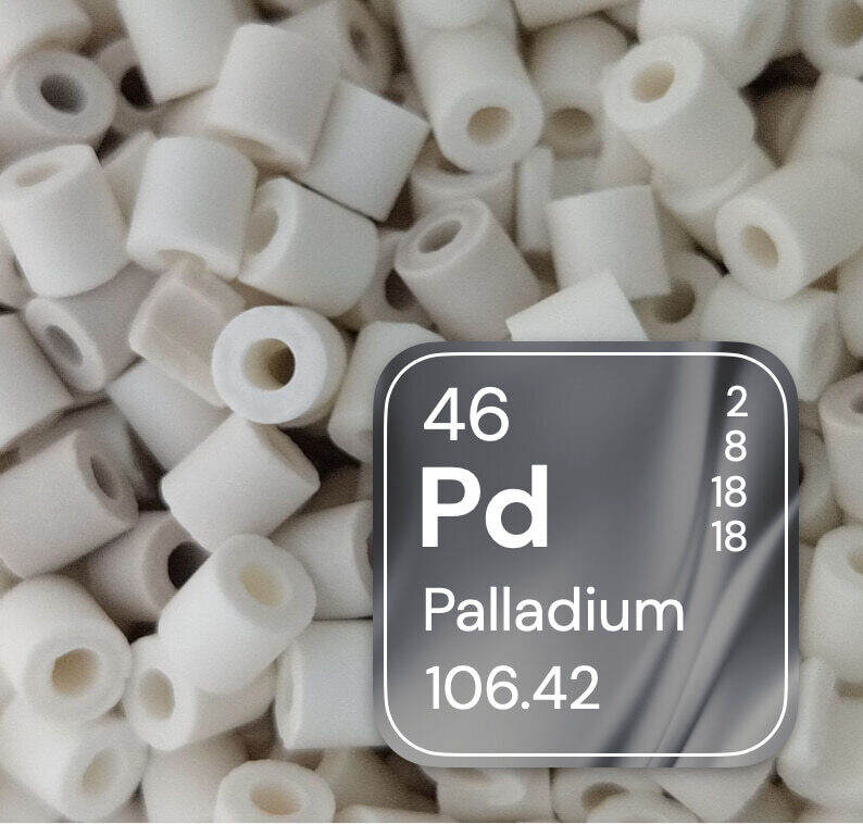 0.3% Palladium on alumina pellets