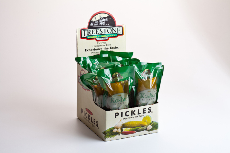Freestone Pickle 12 Count Box, Jumbo Kosher Individually Wrapped Pickles