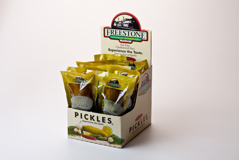 Freestone Pickle 12 Count Box, Jumbo Sour Individually Wrapped Pickles