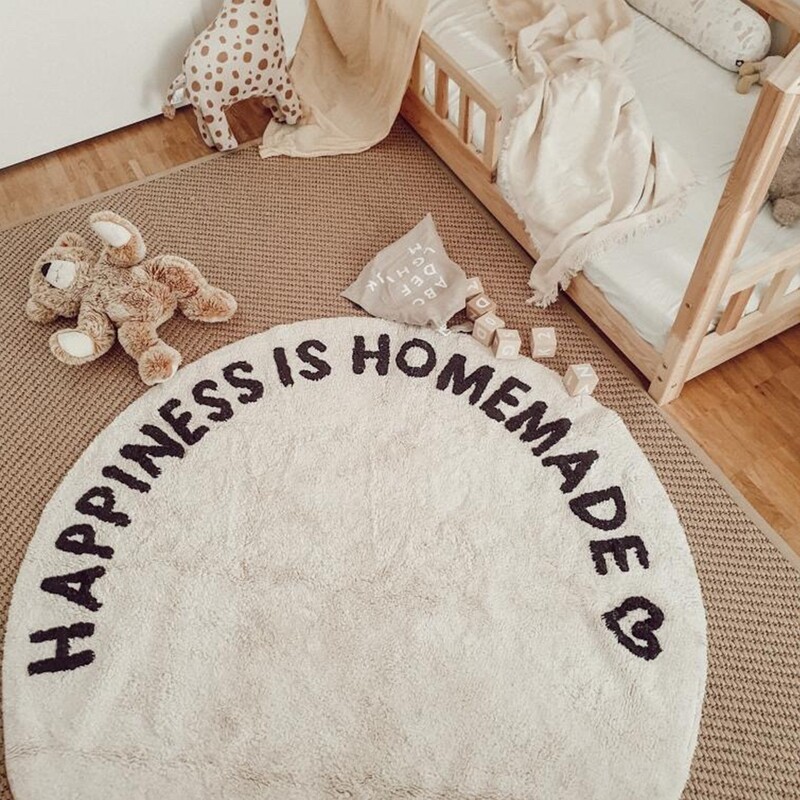 Waschbarer Teppich Happiness is Homemade