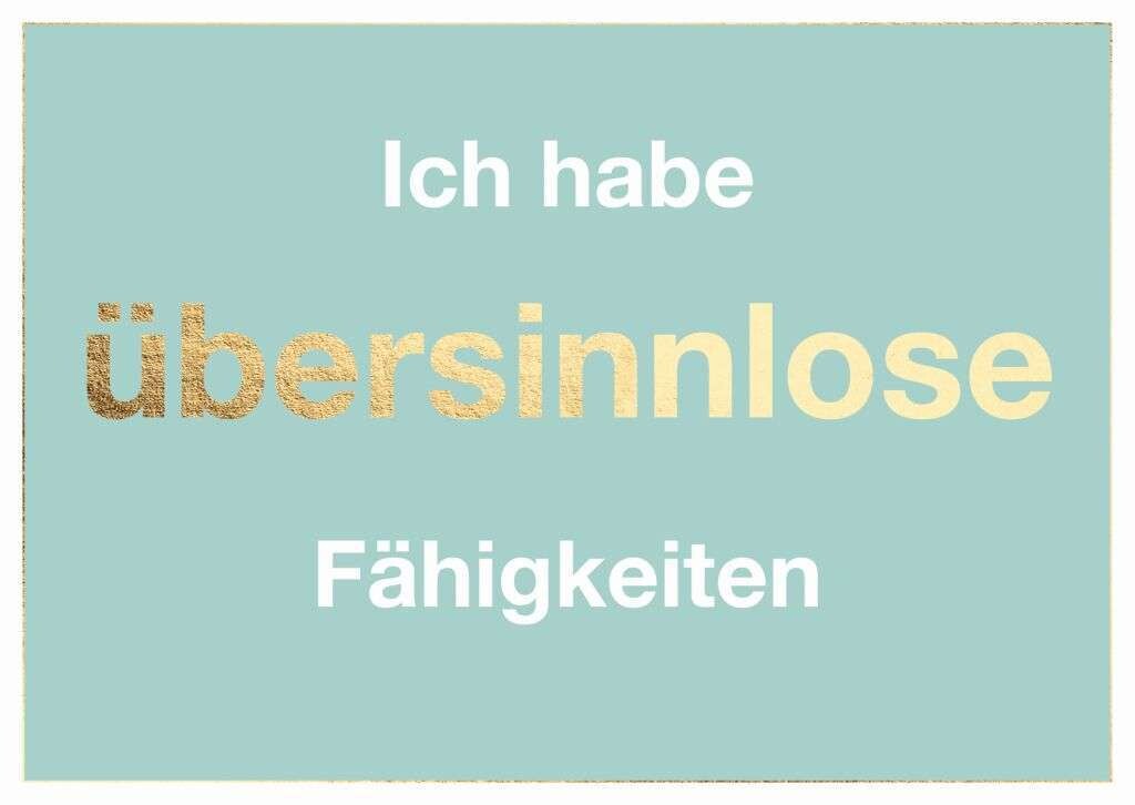 übersinnlose Fähigkeiten