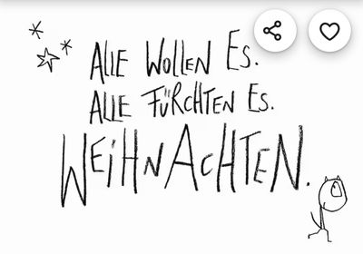 Postkarte &quot;Fürchtet euch nicht!&quot; Text und Design: Harriet Grundmann
