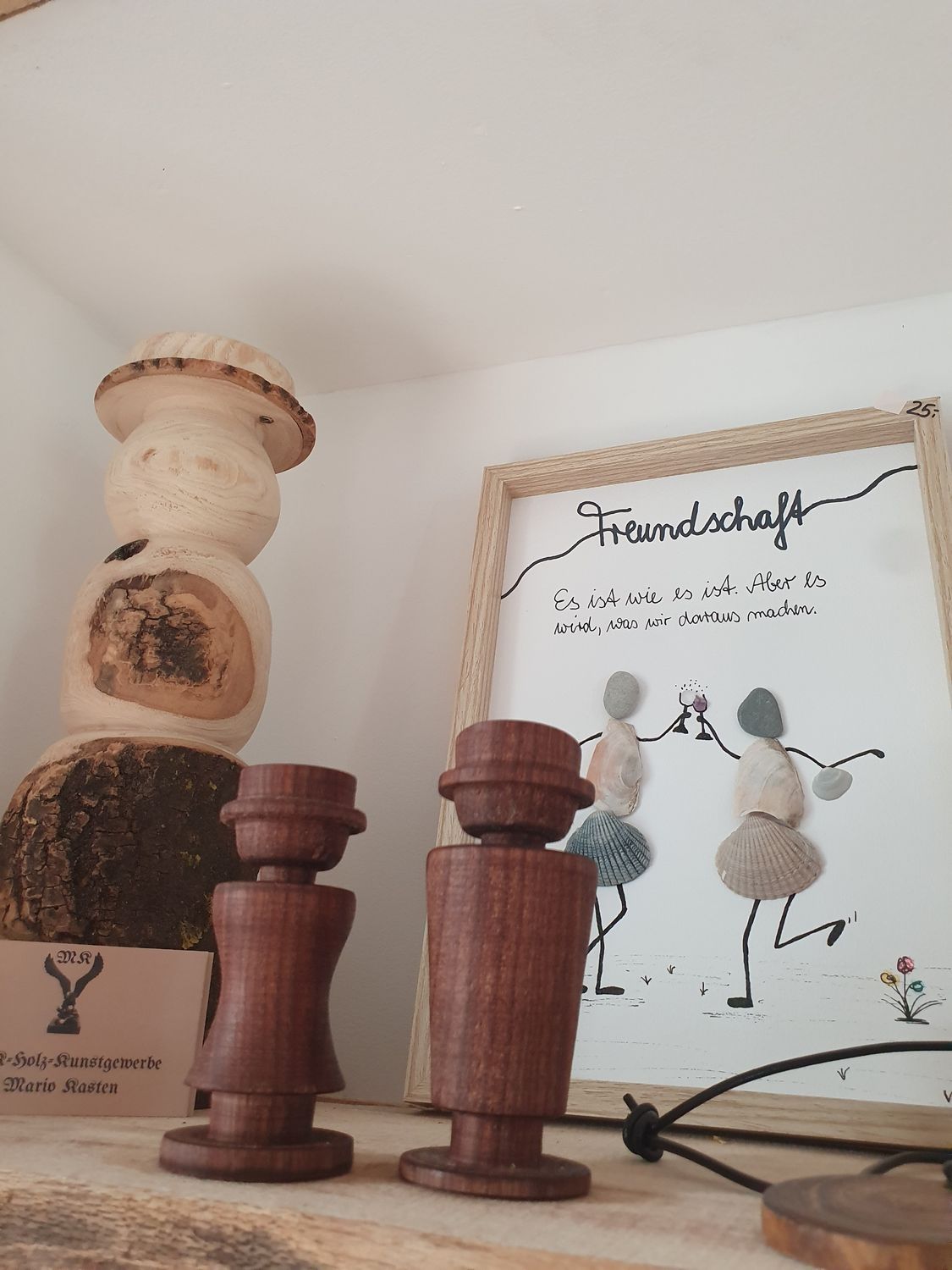Holzkunst &amp; Muschelbilder auf Anfrage 