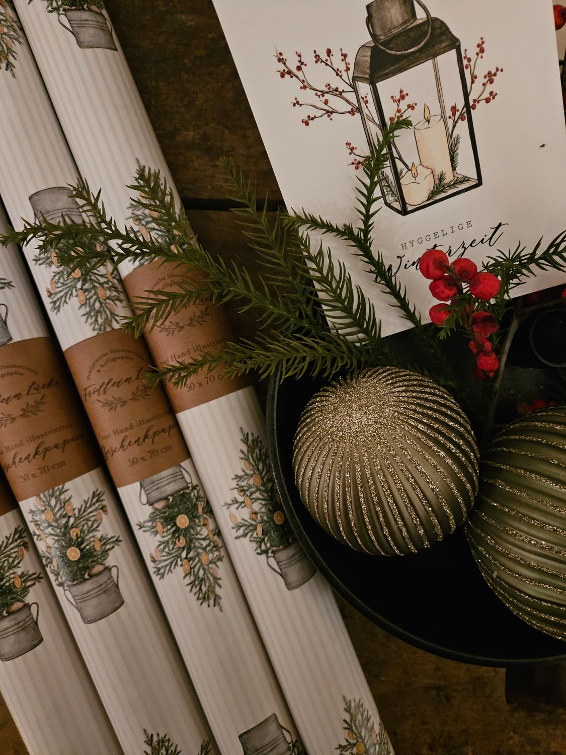 Geschenkpapier Tannenbaum 