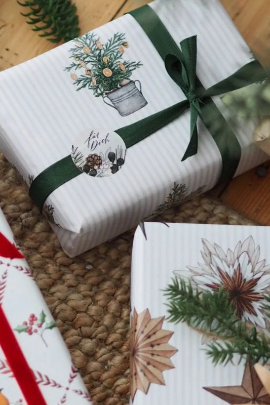 Geschenkpapier Tannenbaum 