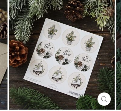 Geschenkaufkleber Weihnachten