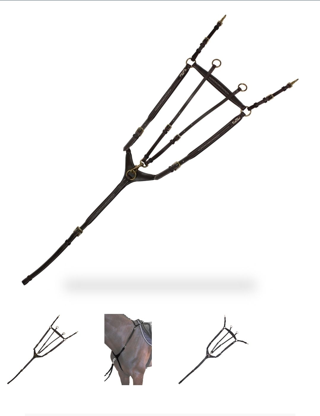 Arras mit weißer Bestickung