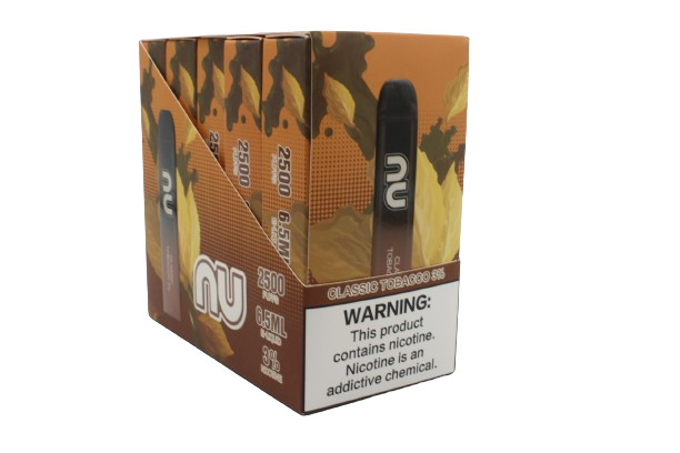Nu Disposables 2500 Puffs 10Ct - MIG Distro