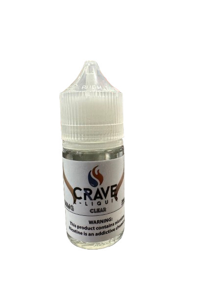 Crave Clear E-Liquid - MIG Distro