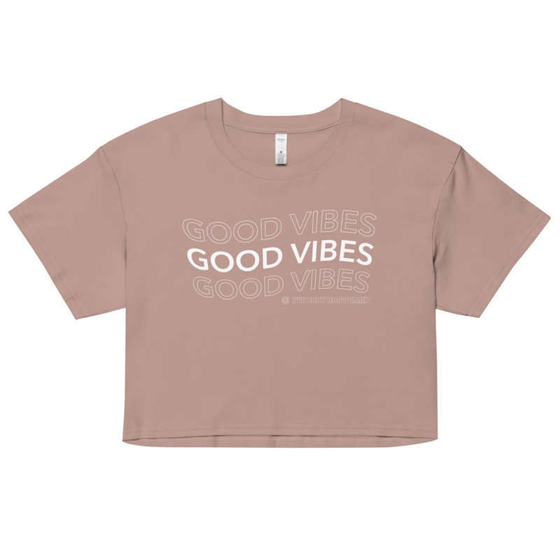 Good Vibes Crop Tee