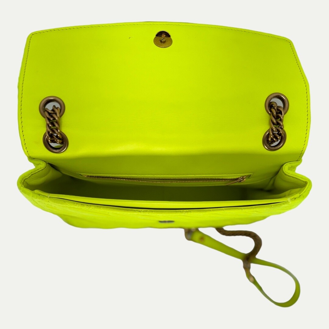 Balenciaga Neon Velvet Bag