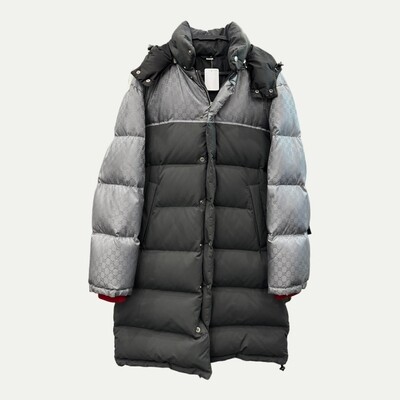 Gucci Jacquard Nylon Puffer Coat Sz 48(M-XL)