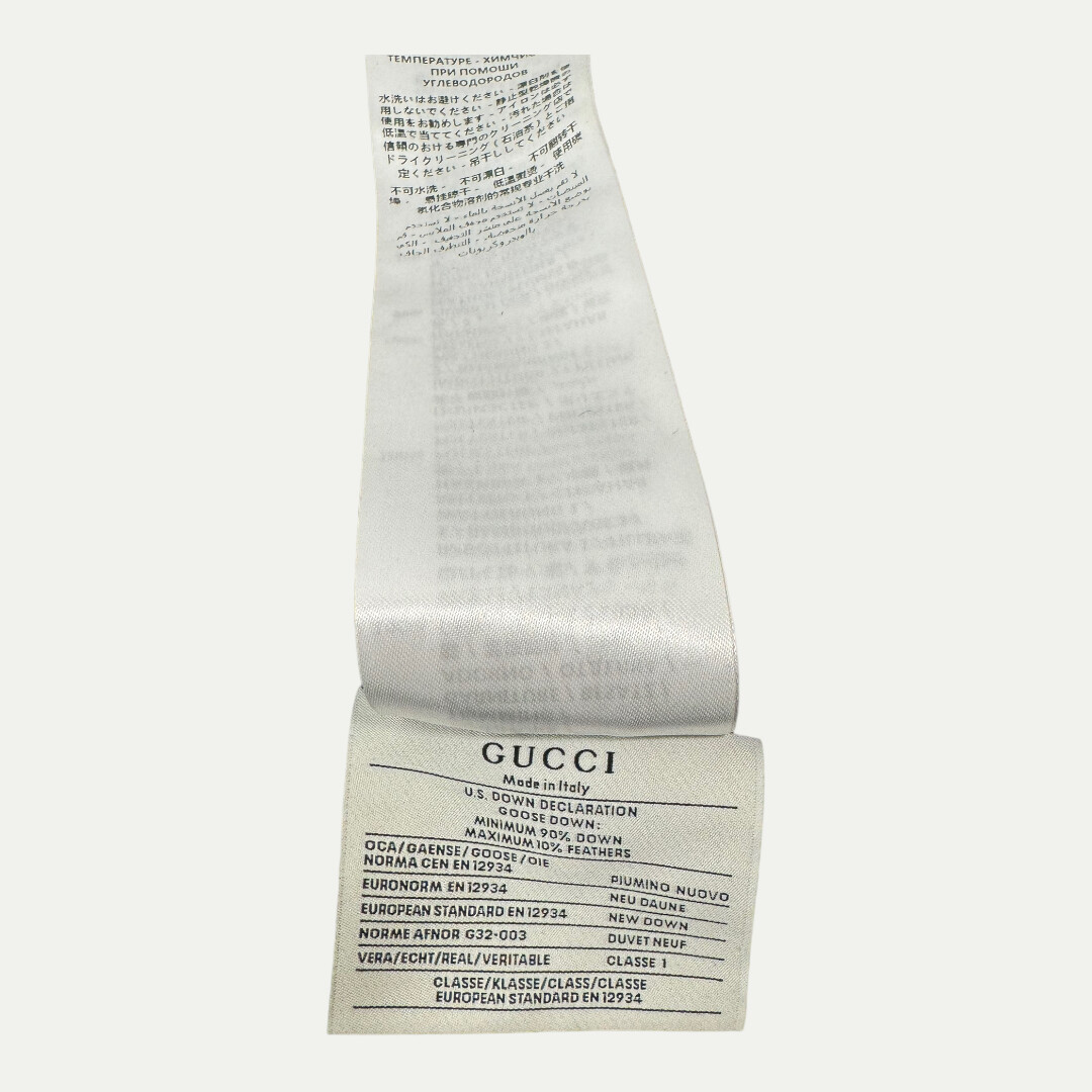 Gucci Jacquard Nylon Puffer Coat Sz 48(M-XL)