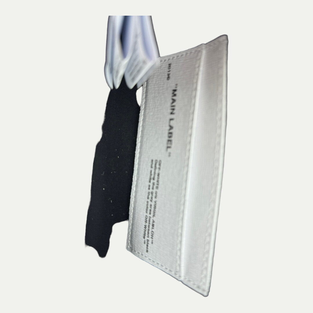 Off White mini white flap bag