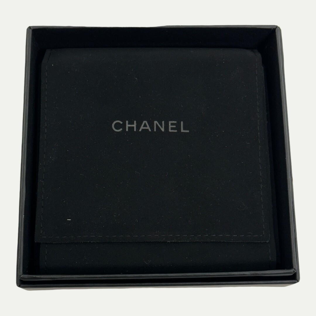 Chanel Crystal CC Hoop Clip On Earrings