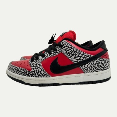 Nike SB Dunk Low Supreme Red Cement Sz 8