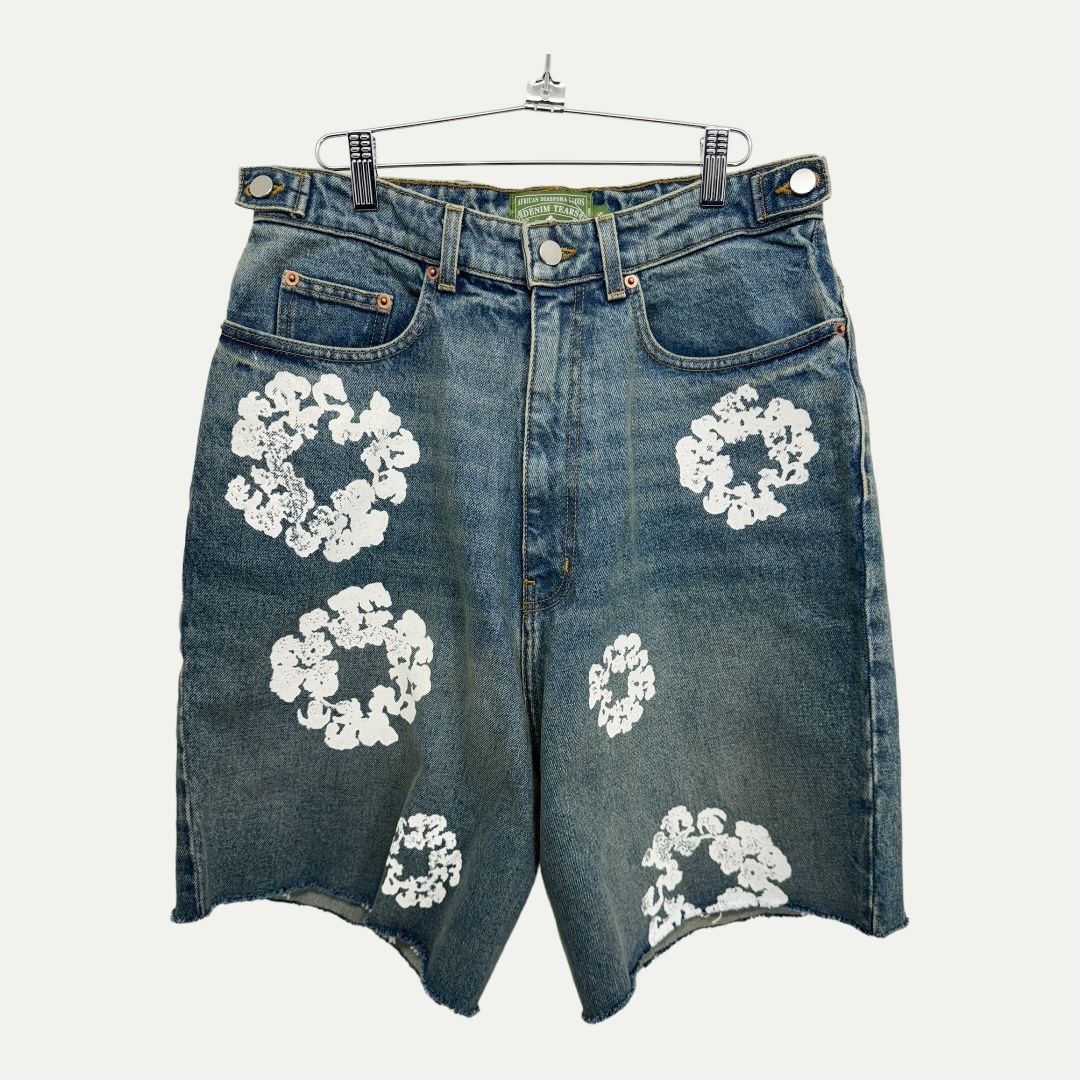 Denim Tears Light Wash Denim Shorts Sz S(30) New