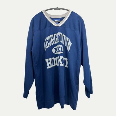 Vintage Georgetown Hockey Jersey Sz L