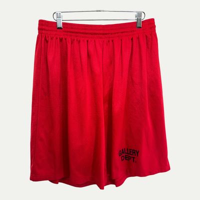 Gallery Dept Red Gym Shorts Sz XL(36)