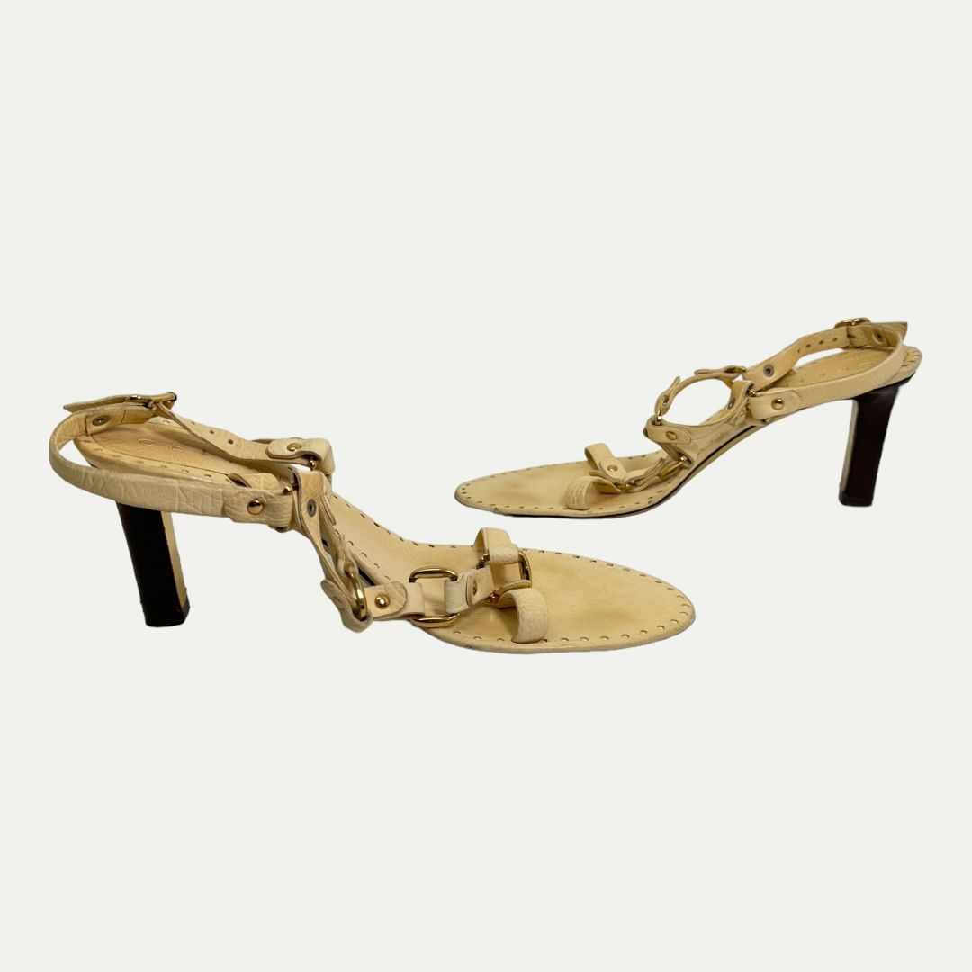Celine (Phoebe Philo) Leather Strap Heel Sz 39(8)
