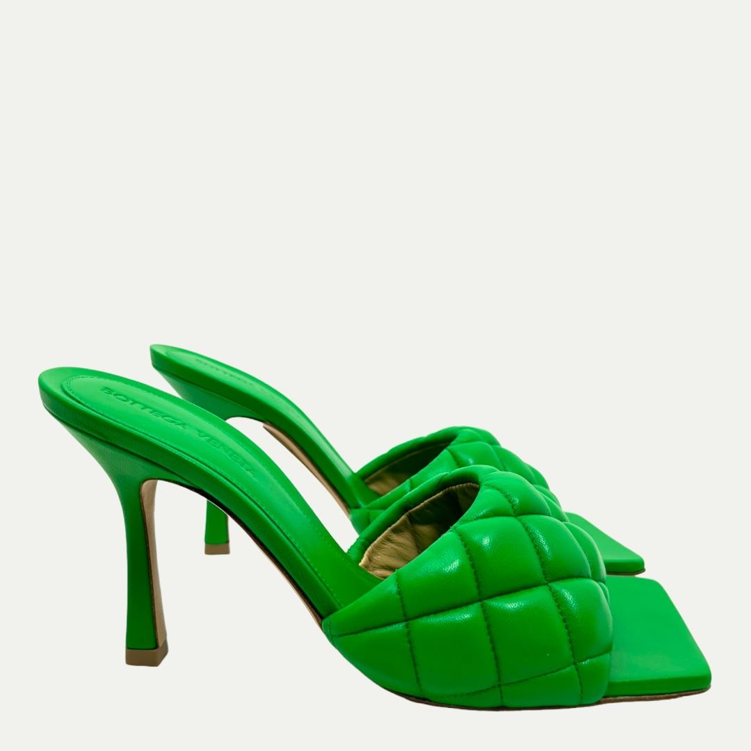 Bottega Veneta Padded Heel Sandal Sz 37.5(6.5) New