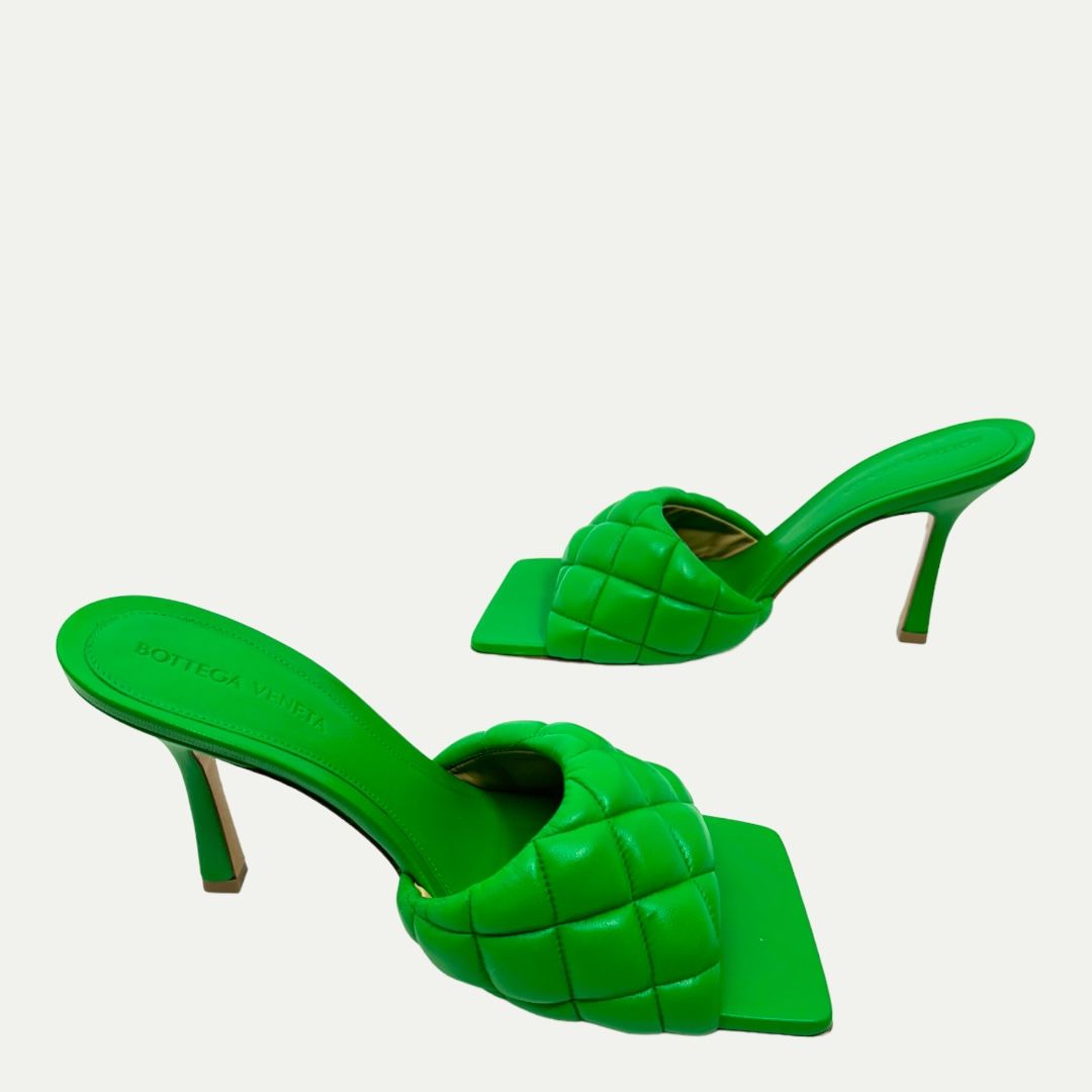 Bottega Veneta Padded Heel Sandal Sz 37.5(6.5) New