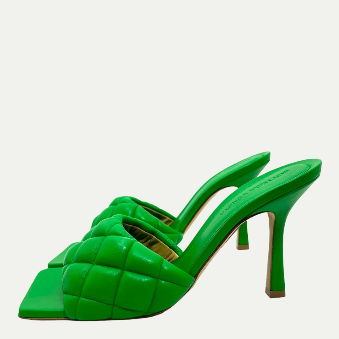 Bottega Veneta Padded Heel Sandal Sz 37.5(6.5) New