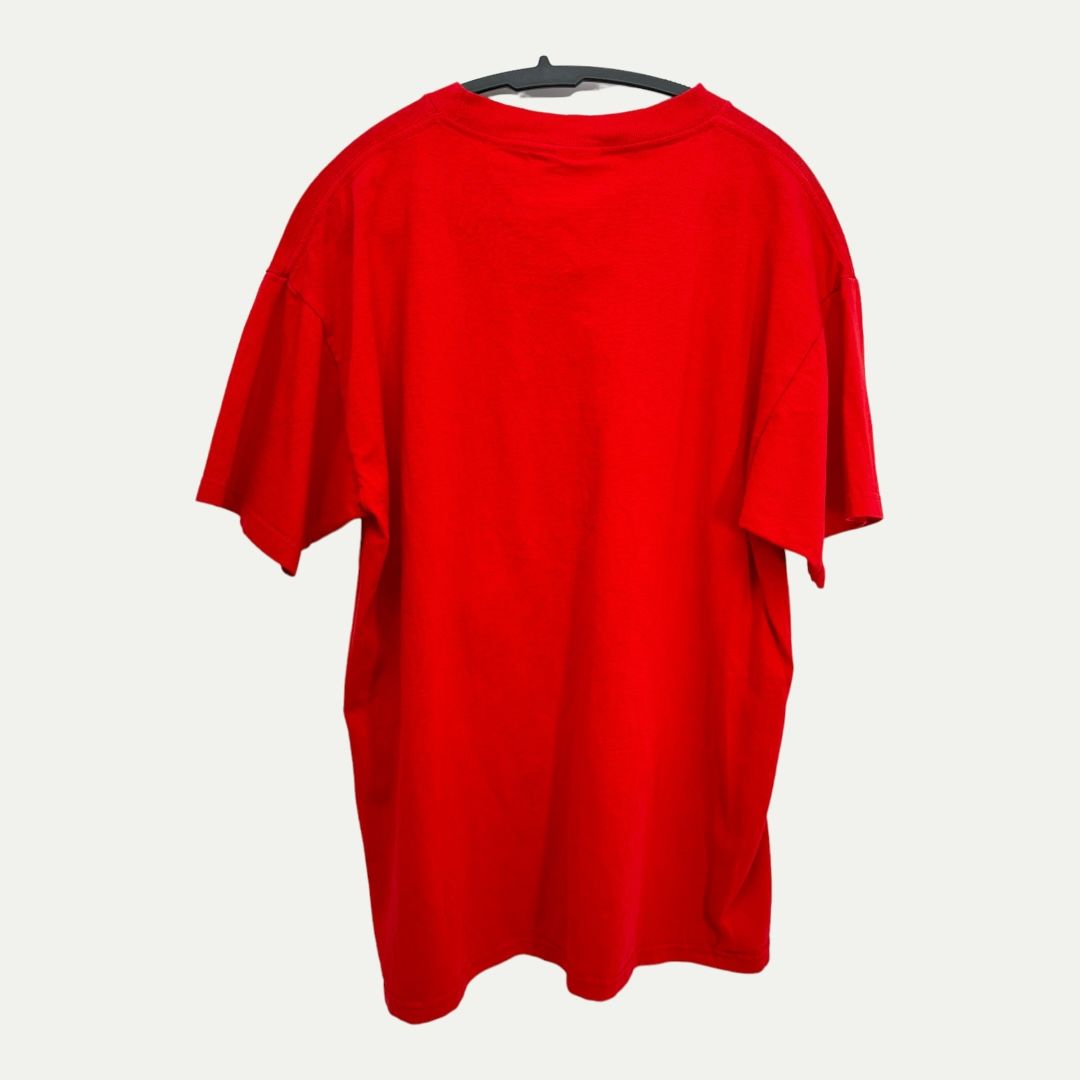 Mark McGuire Red Tee Sz L