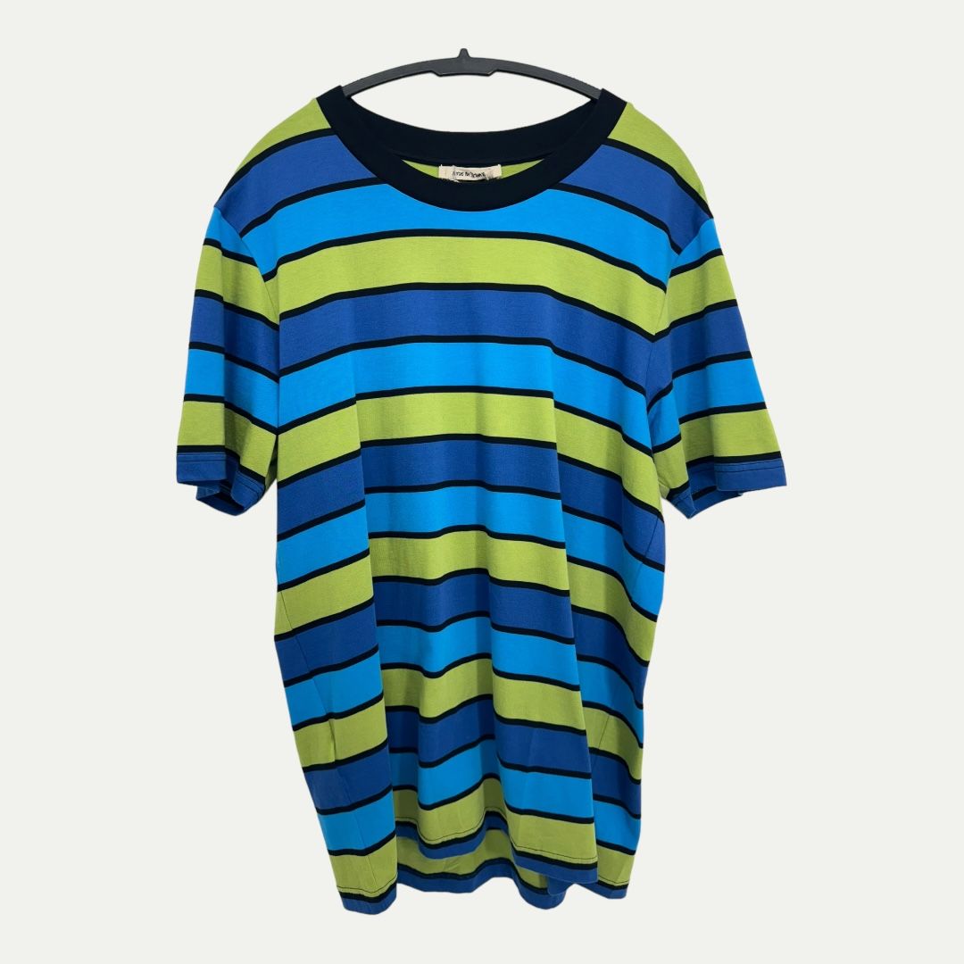 Marni Striped Tee Blue/Green Sz 52(L) New