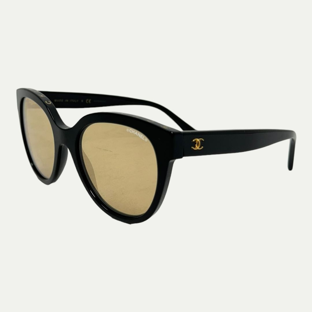 Chanel Cat-Eye Mirrored Sunglasses