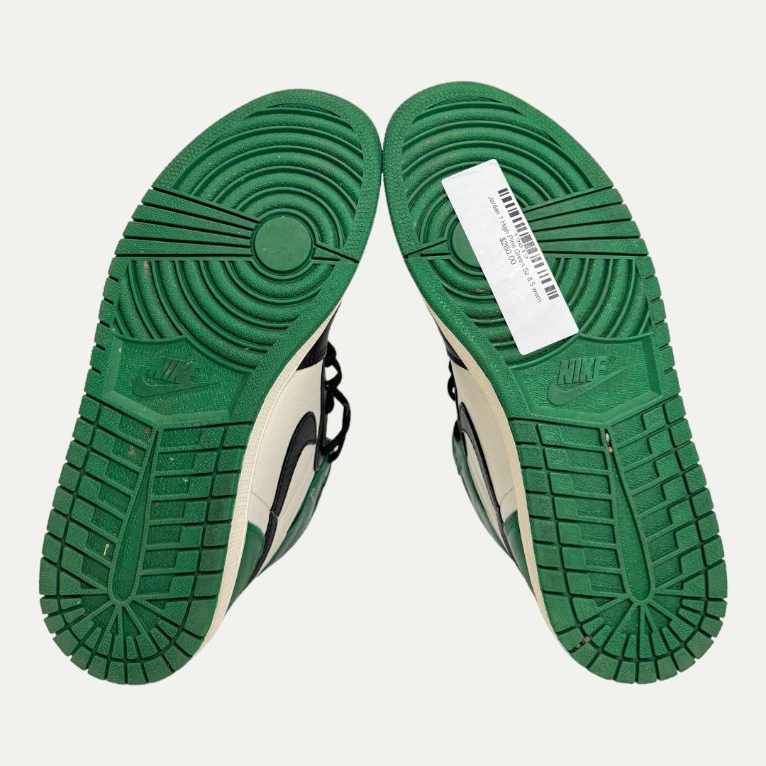 Jordan 1 High Pine Green Sz 8.5m/10w