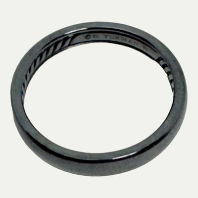 David Yurman Black Ring Band Sz 10