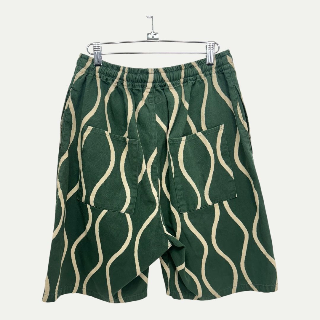 Kapital Drunken Stripe Easy Shorts Sz 4(36)