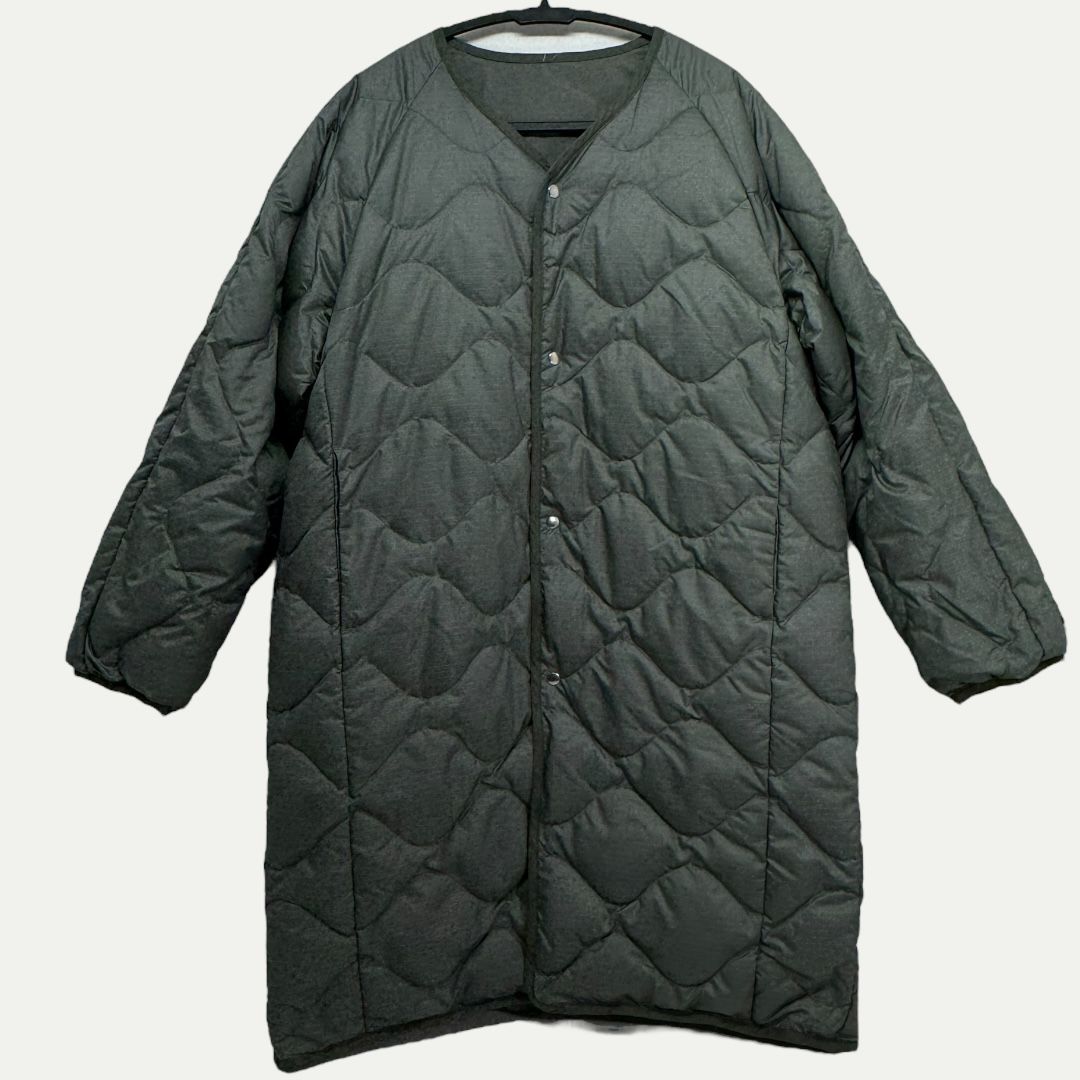 Nanamica Sage Green Reservable Quilted Coat Sz S