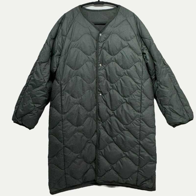 Nanamica Sage Green Reservable Quilted Coat Sz S