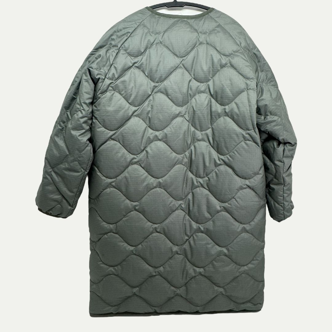 Nanamica Sage Green Reservable Quilted Coat Sz S